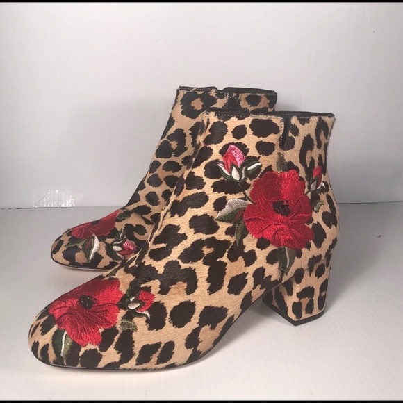 NEW Kate Spade Leopard Print Booties RETAIL $358 - Picture 4 of 7